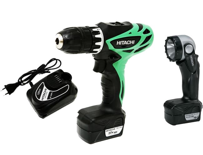 Akumulatorska šrafilica - odvijač u koferu Hitachi DS10DFL-TA