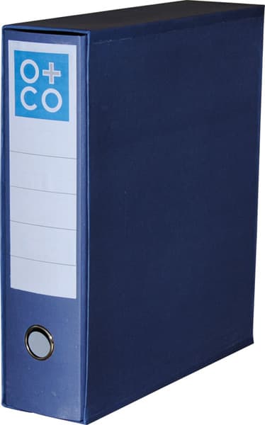 Registrator A4 N sa kutijom kartonski O+CO plava 5 komada 04RGD01E