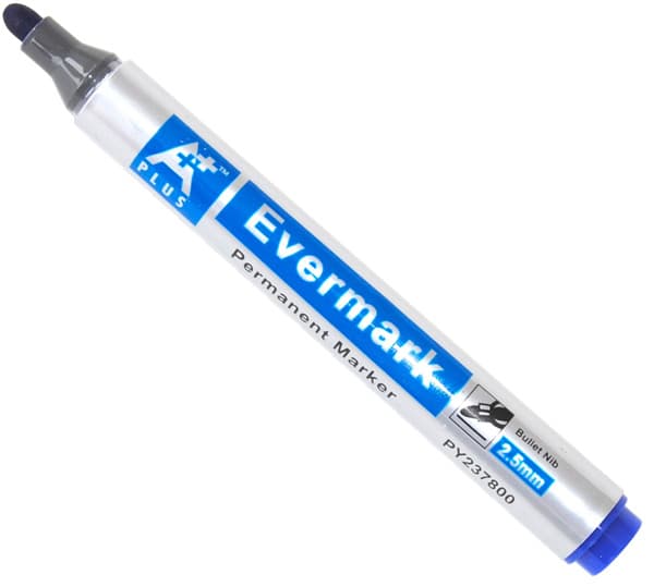 Permanent marker Evermark PY237800 obli vrh 2.5 mm plava 12 komada 08MB03E