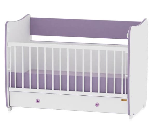 Lorelli Drveni krevetac Dream White Violet