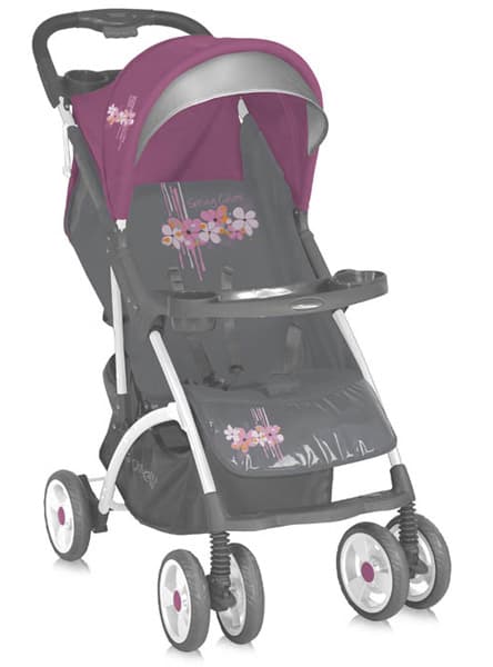 Bertoni Lorelli Kolica Smarty Grey&Pink Spring 10020341460