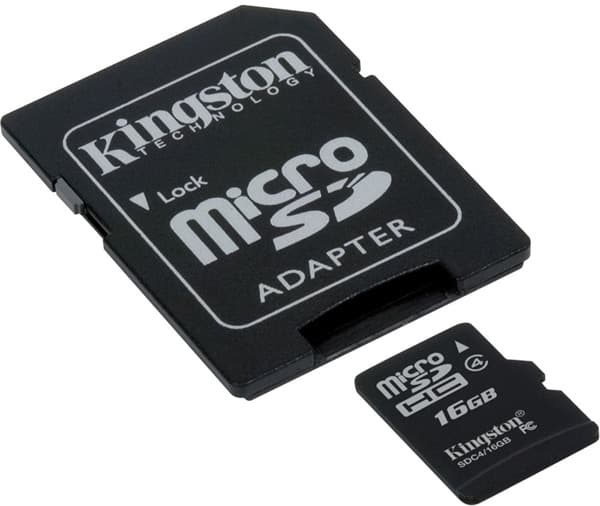 Micro SDHC memorijska kartica sa SD adapterom 16 GB Kingston SDC4/16GB