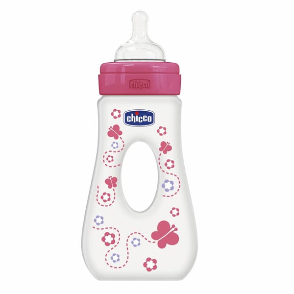 Chicco Flašica Passeggio sa silikonskom cuclom 240ml 4m+ 00075725110000