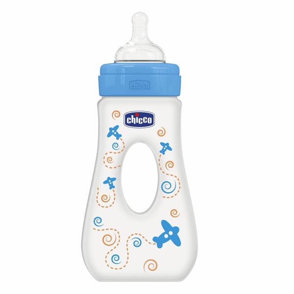 Chicco Flašica Passeggio sa silikonskom cuclom 240ml 4m+  00075725210000