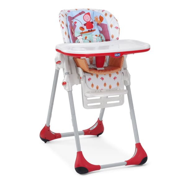 Chicco Stolica - hranilica za bebu Polly 2u1 Happy Land 06079065260000