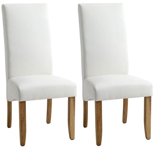 Dve trpezarijske stolice Phis krem