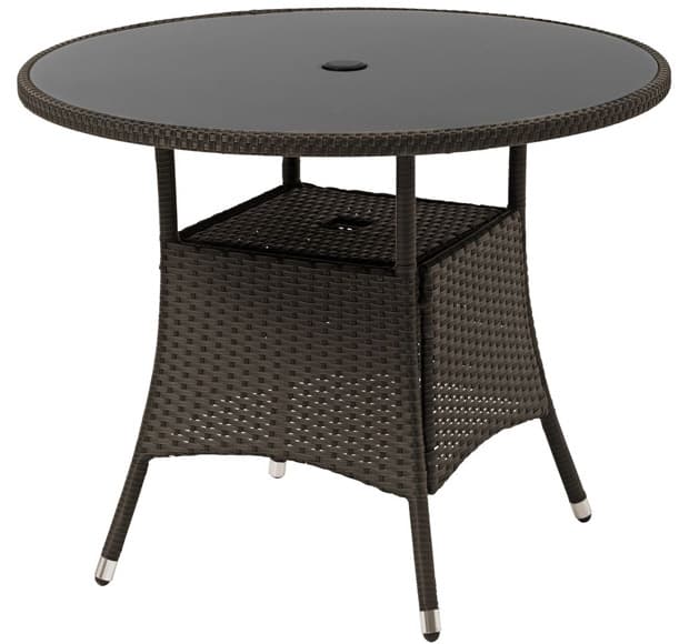 Baštenski sto Aurelia sa otvorom za suncobran