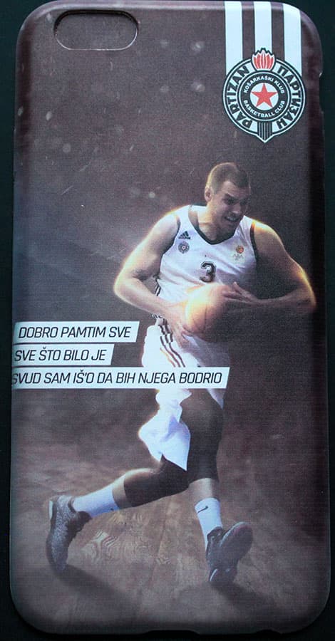 Maska Za Mobilne Telefone KK Partizan - Saša Pavlović