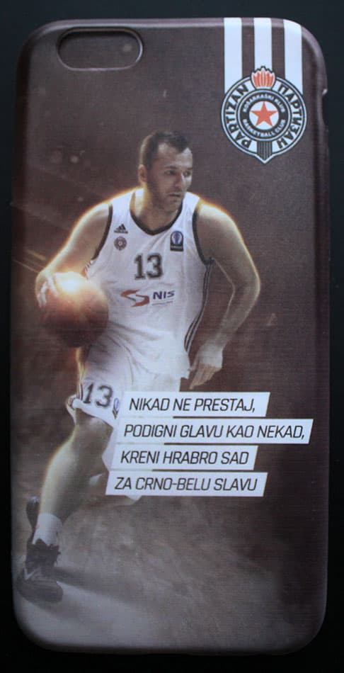 Maska Za Mobilne Telefone KK Partizan Milan Mačvan - Nikad ne prestaj...