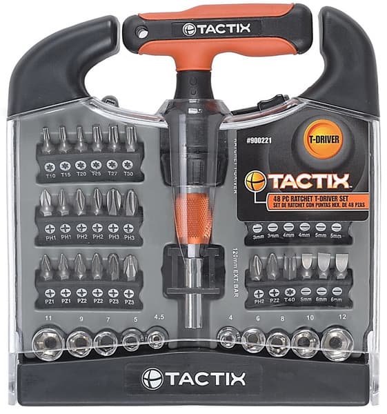 Komplet alata u plastičnoj kutiji 48 delova Tactix 900221 038617