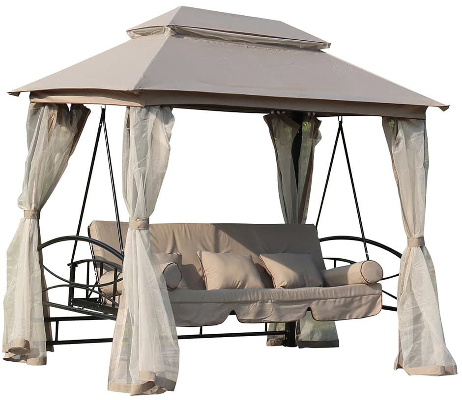 Baštenska Ljuljaška Krevet Sa Tendom i Baldahinima Coimbra