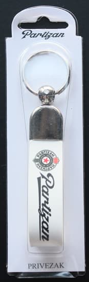 KK Partizan Silikonski Privezak Za Ključeve