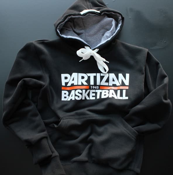 Partizan 1945 Basketball Dečija Dukserica Crna 14