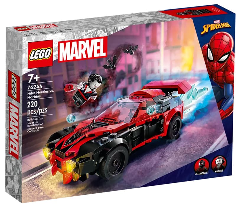 LEGO® Kocke Marvel Spiderman - Majls Morales protiv Morbijusa 76244