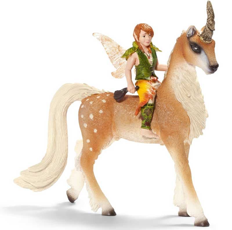 Schleich Bayala - Vilenjak na leđima šumskog jednoroga 70461