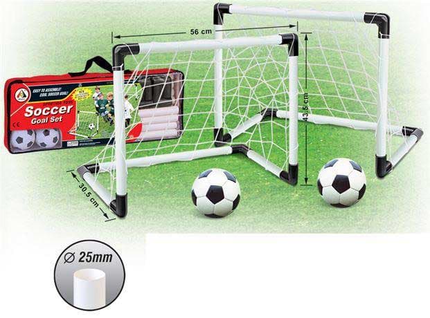 Golovi Za Mali Fudbal - 2 Komada + Lopte