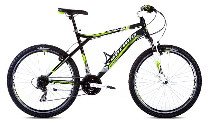 Bicikl Capriolo Adrenalin 26/21HT crno zeleno 914430-20 ram 20