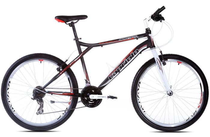 Bicikl Capriolo Cobra 26/21HT crno crvena 914410-18