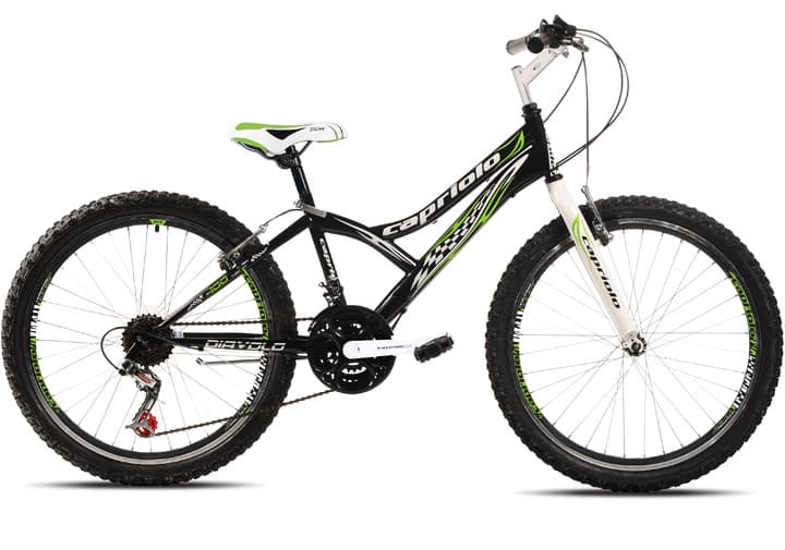 Bicikl Capriolo Diavolo 400 24/18HT crno zelena 914300-13