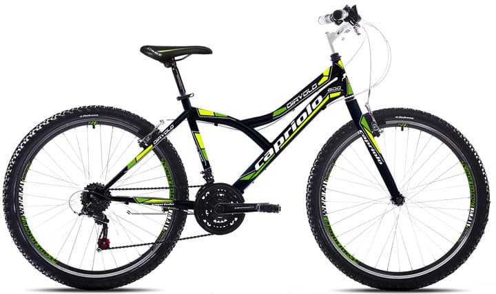 Bicikl Capriolo Diavolo 600 26/18HT crno zelena 914315-17