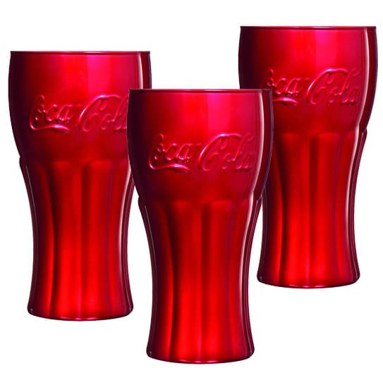Luminarc Coca Cola čaše Mirror red 3 komada H5665 115084