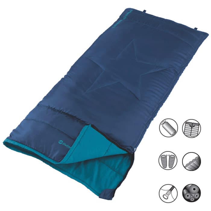 Vreća za spavanje Outwell Cave Kids blue 230071
