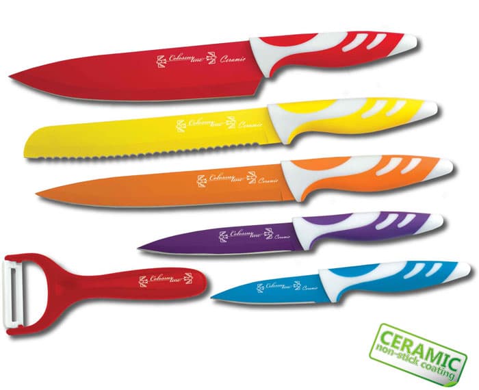 Set noževa sa keramičkim premazom CL-12