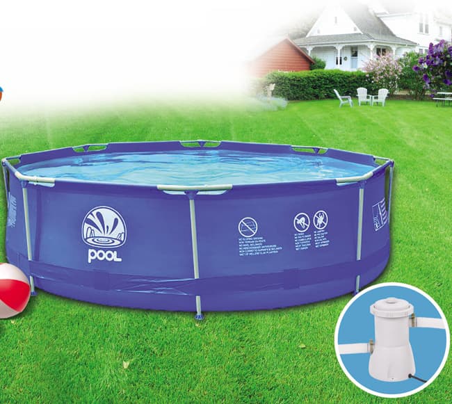 Bazen sa metalnom konstrukcijom i filter pumpom 300x76 Jilong JL016026NG