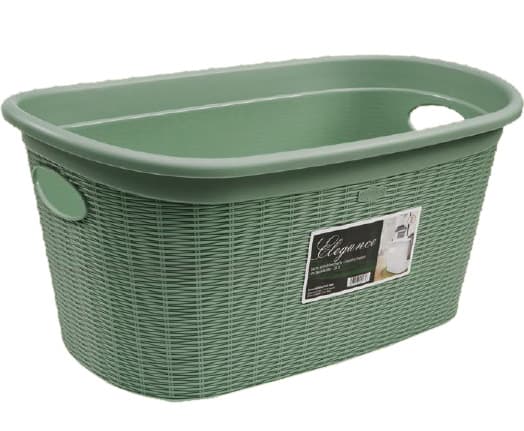 Korpa za veš Elegance zelena