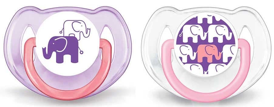 Avent Laža za bebu 2kom 6-18m Ružičasti slon