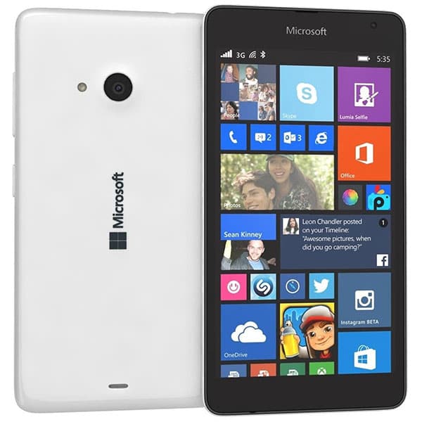 Microsoft Lumia 535 Dual SIM Smartphone White