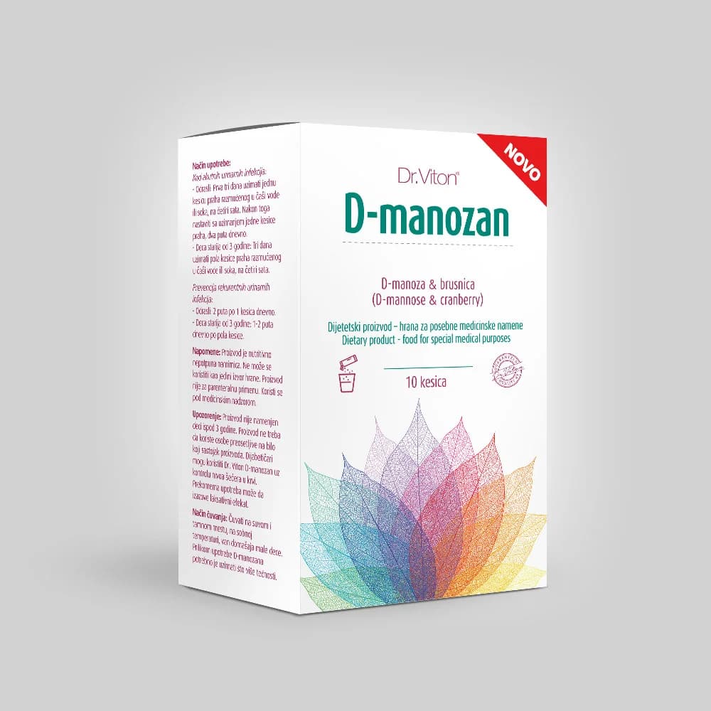 Dr. Viton D-manozan 10 Kesica Dijetetski proizvod protiv urinarnih infekcija