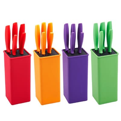 Bergner Nož set 5 kom  na stalku Renberg red RB-2510-R