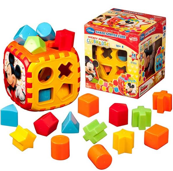 Mickey Mouse didaktička kocka Sorter Dede Toys 019551