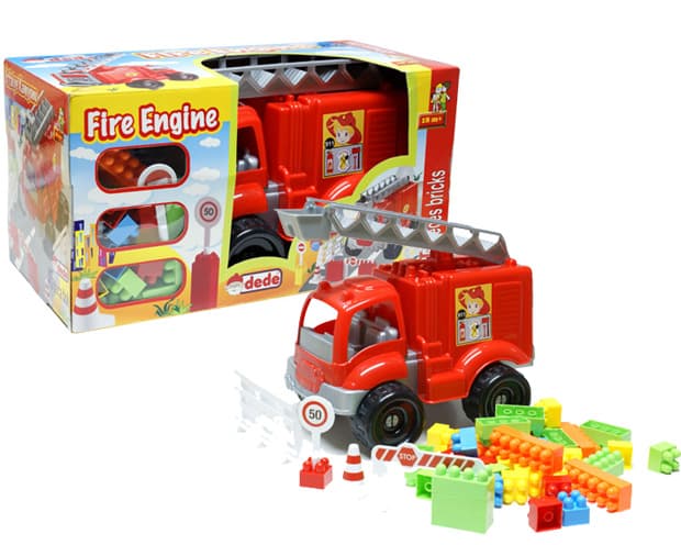 Vatrogasni kamion sa kockama Dede Toys 014365