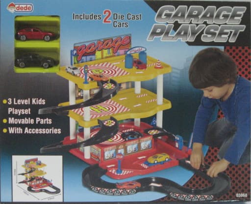 Garaža sa dva metalna autća Dede Toys 030686