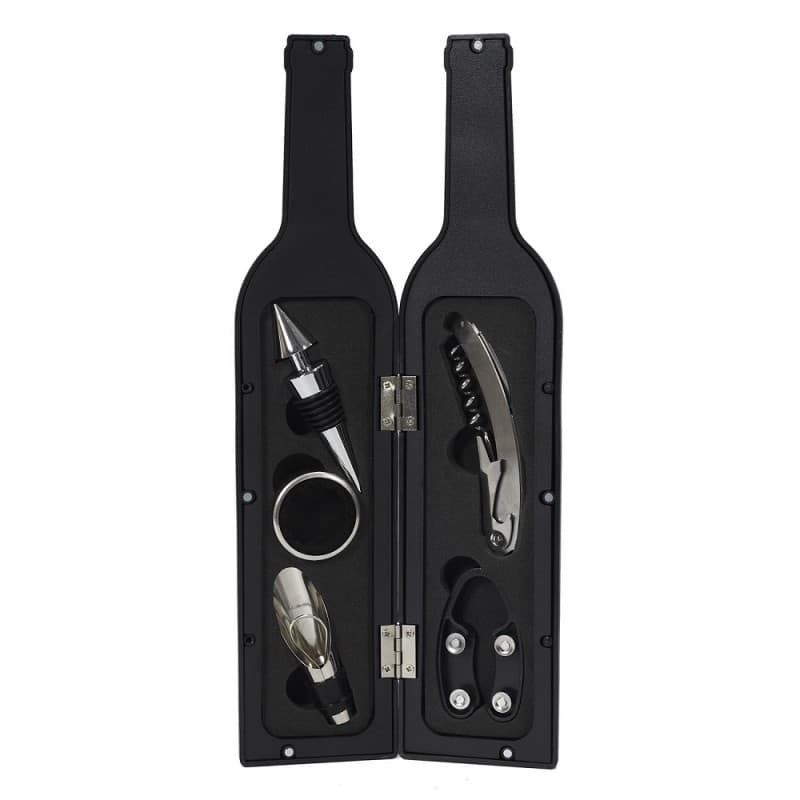 Set alata za otvaranje vina u poklon flaši 5 delova