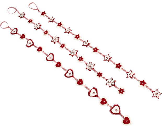 Novogodišnji ukrasni lanac Starhe 3 komada 1m