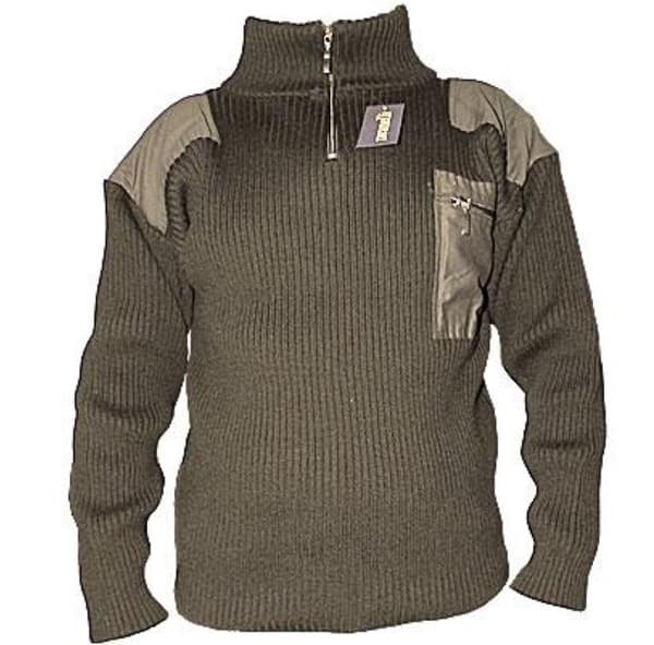 Zimski džemper Military zeleni Veličina M