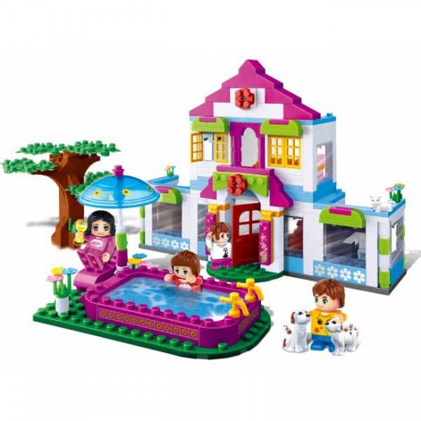 BanBao Trendy City kocke Kuća sa bazenom 6109