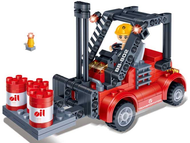 BanBao Transportation kockice Viljuškar 8778