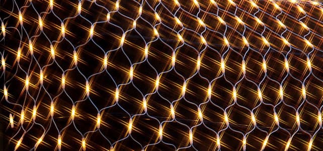 Novogodišnje Lampice Mreža Za Spoljnu ili Unutrašnju Upotrebu 2 x 2 m  KDL 136