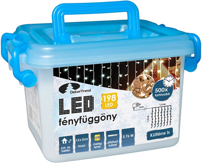 Novogodišnje Lampice LED Mreža Za Spoljnu ili Unutrašnju Upotrebu 1.5 x 1.5 m KDL 142