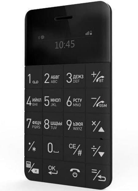 Elari CardPhone Mobilni telefon veličine kreditne kartice crni ELCPBLK