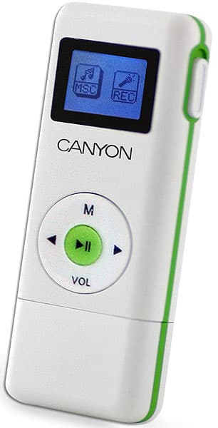 Canyon MP3 player sa FM prijemnikom i diktafonom - 2 GB