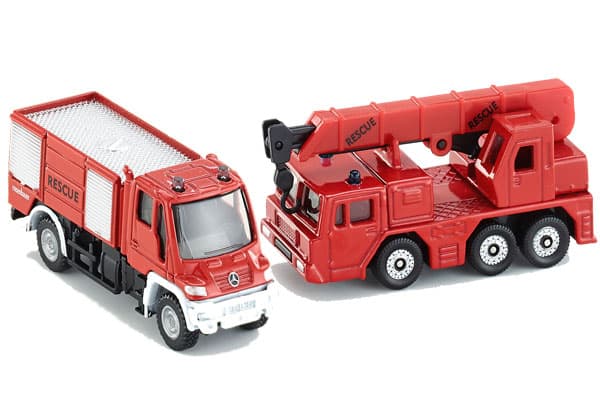 Siku Vatrogasni set vozila Unimog i Kran 1661