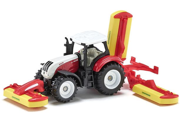 Siku Steyr traktor sa kosačicom 1672