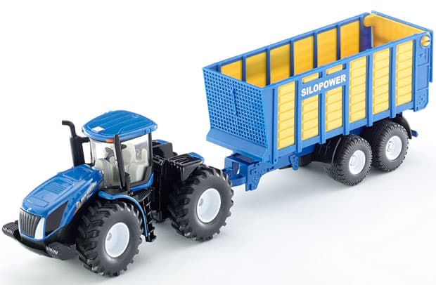 Siku New Holland traktor sa silažnom prikolicom 1947