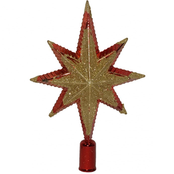 Vrh Za Jelku Zvezda 3D 28 cm