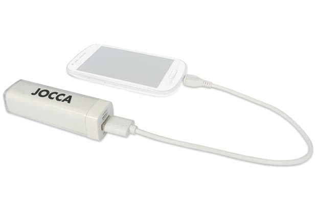 Pomoćna baterija za mobilne uređaje Jocca PowerBank 2200 Bela